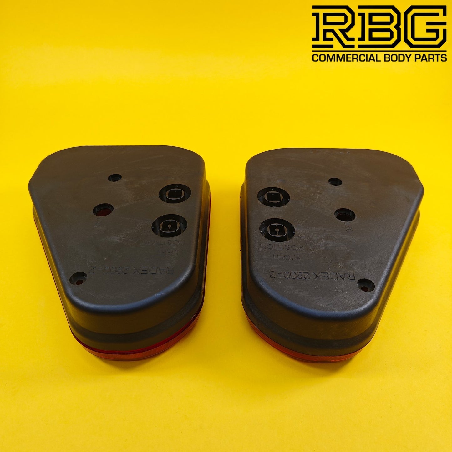 Rear Combination Lamp PAIR LEFT & RIGHT Radex Light Trailer Caravan 5 Function