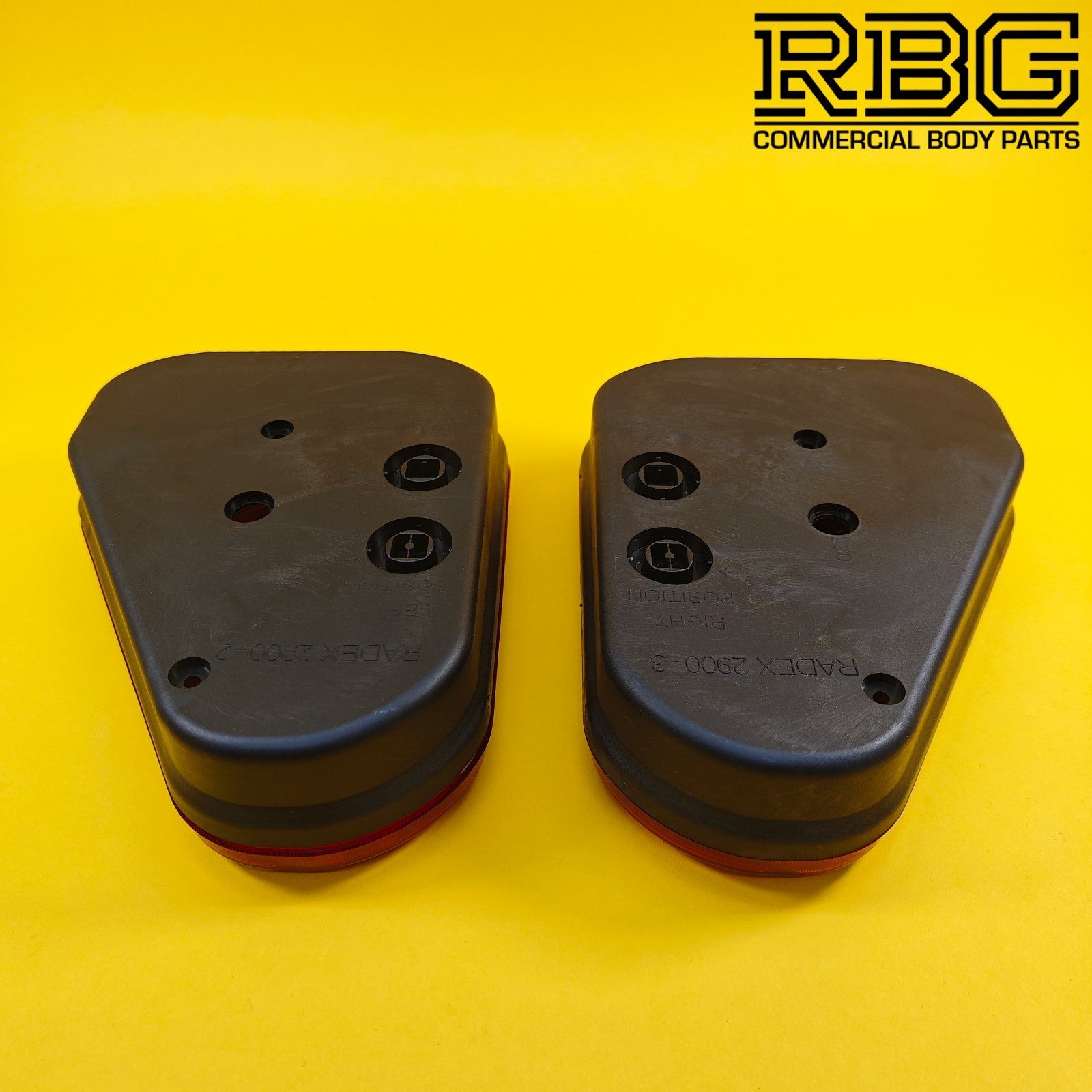 Rear Combination Lamp PAIR LEFT & RIGHT Radex Light Trailer Caravan 5 Function