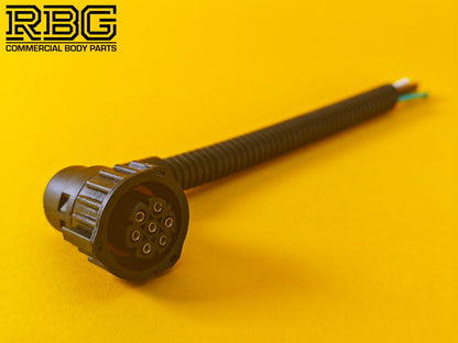 6/7 Pin Connector Plug for Rear Light SPRINTER, IVECO, MAN... Lorries Trucks 12V