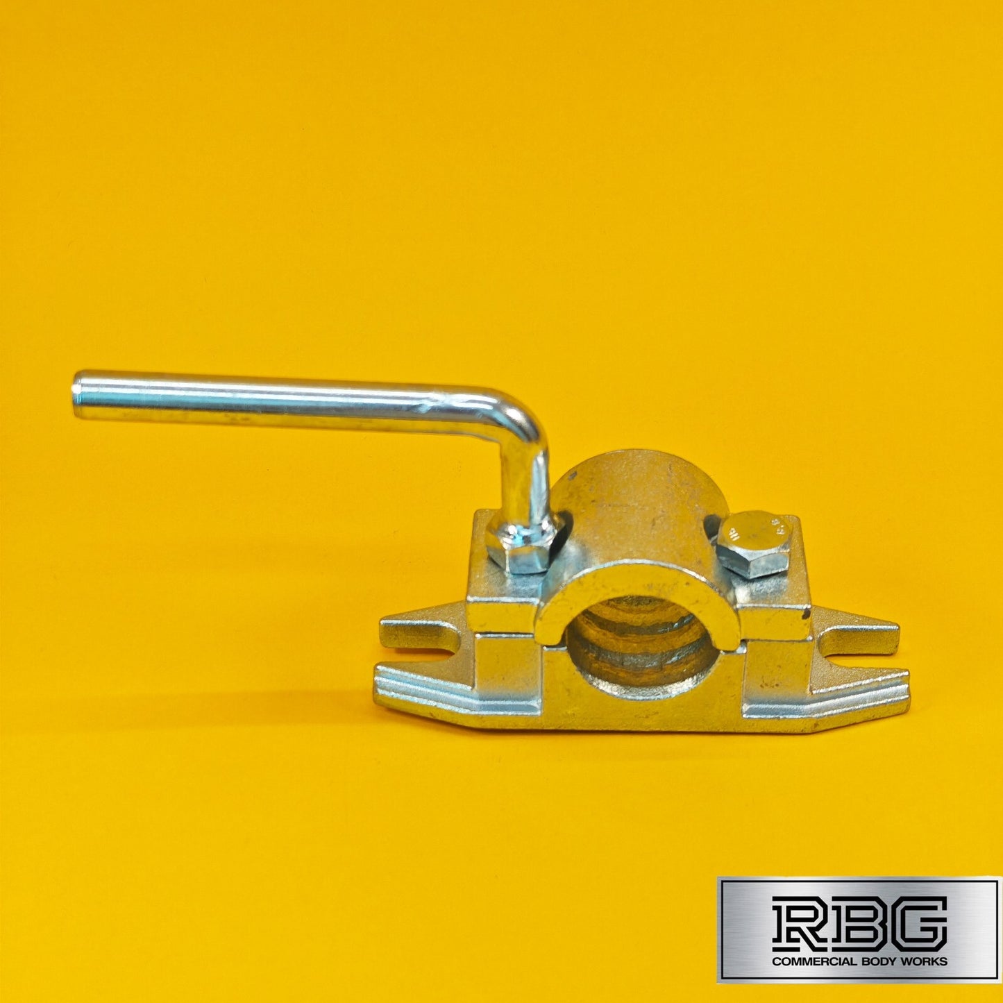 Jockey Wheel Clamp 48mm For Trailer Prop Stand Serrated Heavy Duty Zinc Plated