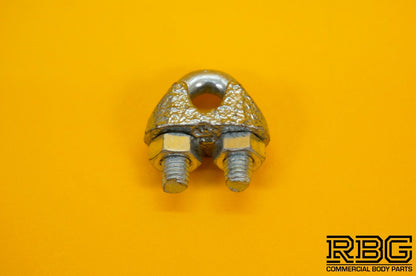 Wire Rope Grip 5mm Steel Cable Grip Bull Dog Clamp U Bolt Zinc Plated Heavy Duty