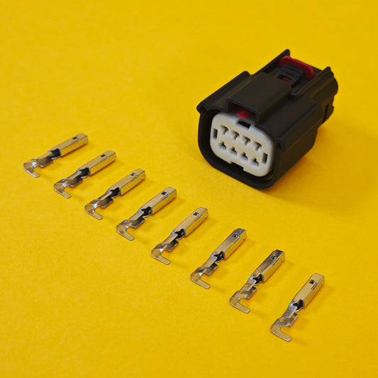 Ford Transit MK8 Wiring Loom Plug Black for Tail Light Lamp Tipper Recovery 8Pin