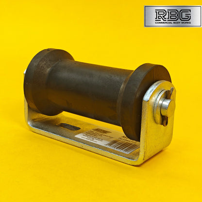 Keel Roller + Bracket 16mm Bore for Boat Trailers Flat Non-Marking Polyurethane