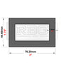 ALUMINIUM RECTANGULAR BOX SECTIONS Inch & Metric Various Sizes Free UK Delivery
