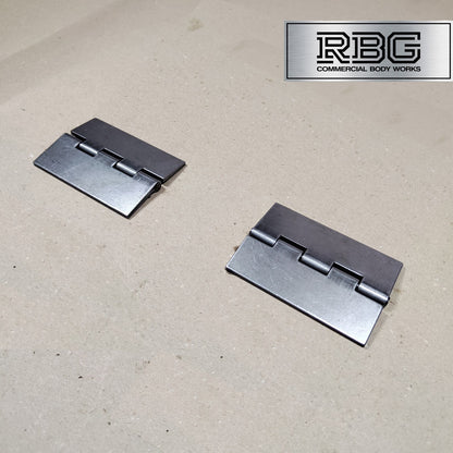 Double Flap Steel Hinges HEAVY DUTY Weld-on 4" 100mm Butt Truck Trailer Cage