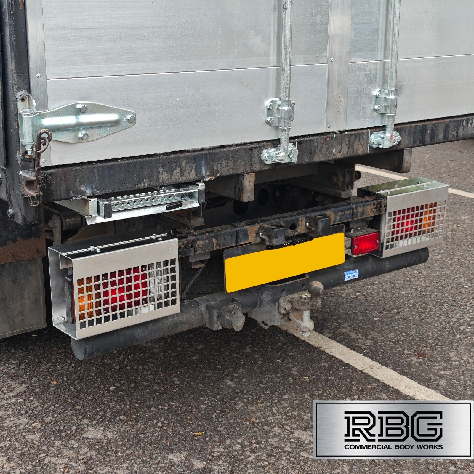 Light Guards for Mitsubishi Fuso THICK 3mm Galvanized Aluminum Truck Tipper UK