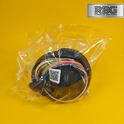13 Pin Socket Assembly With 1.5m Pre-Wired Sheathed Cable Professional Towing UK