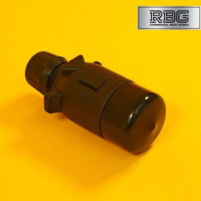 Plastic Plug & Cover SET 12N Type 7 Pin for Towing Trailer Caravan Horsebox PVC