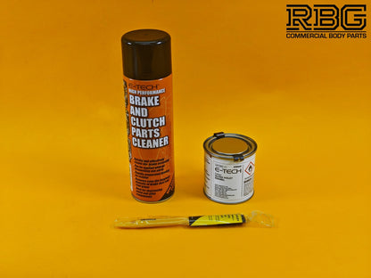 Brake Caliper Paint Kit VIOLET Paint + Cleaner + Brush E-TECH For Car Vehicle UK