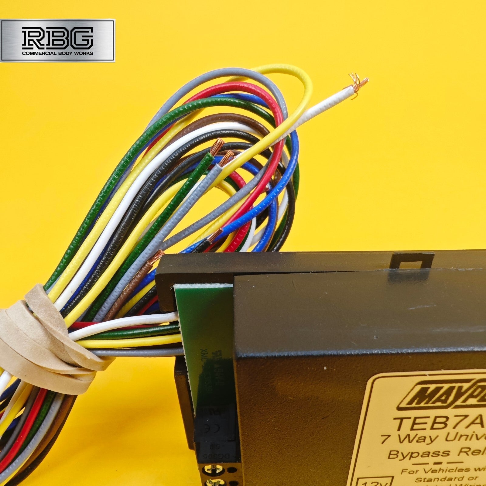 7 Way Bypass Relay Universal for Towbar Towing Trailer Caravan TEB7AS Smart 12V