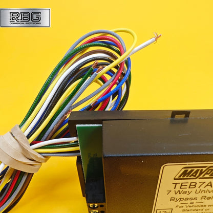 7 Way Bypass Relay Universal for Towbar Towing Trailer Caravan TEB7AS Smart 12V