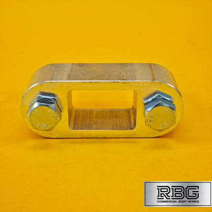 Tow Bar Ball Spacer Extension + 80mm Bolts & Nuts 38mm Block Trailer Caravan UK