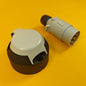 7 Pin Socket + Plug 12S Type For Trailer Caravan Towing 12V Towbar Plastic Brass