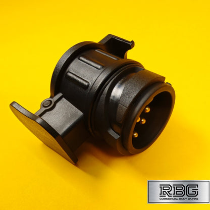 13 Pin to 7 Pin Plug Adaptor Vehicle to Trailer Caravan Towing Socket Adapter