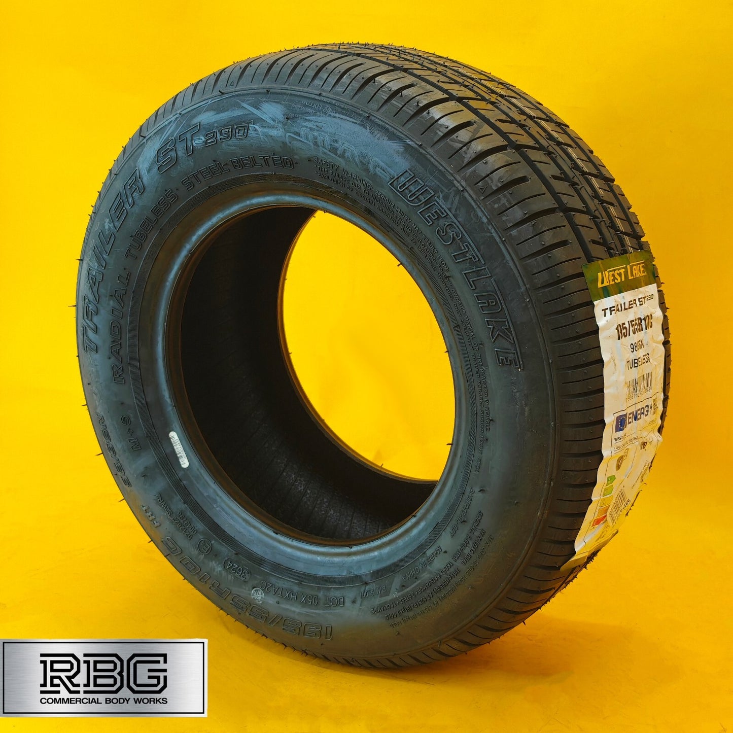 Trailer Tyre 10″ 195/55R10C Tubeless Trailer Wheels 195/55R10C Diameter 10″ UK