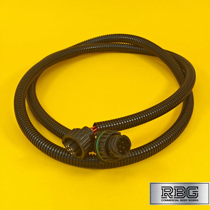 6/7 Pin Connector Plug F/M Twist Lock Rear Light Wiring Loom Harness 1.5m Cable