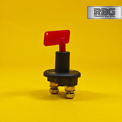Battery Cut Off Switch 12V/24V Removable Key Single Pole Pro Cut Off Kill Switch