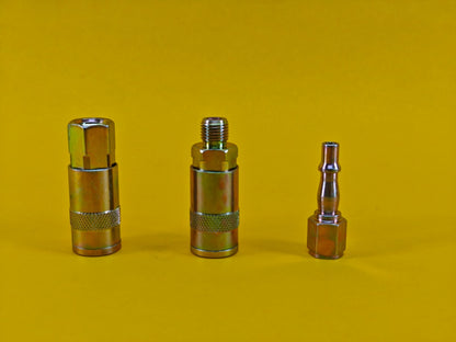 Air Line Hose Coupling SET 1/4" BSP Fitting Connectors Male Female Quick Release