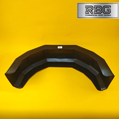 13 Inch Plastic Mudguard Single 760mm x 210mm for Trailer 13″ Wheels Black UK