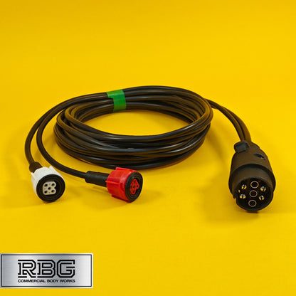 Marker Harness Radex 4M 7 Pin Plug 2x 5 Pin Connectors For Trailer Wiring Italy
