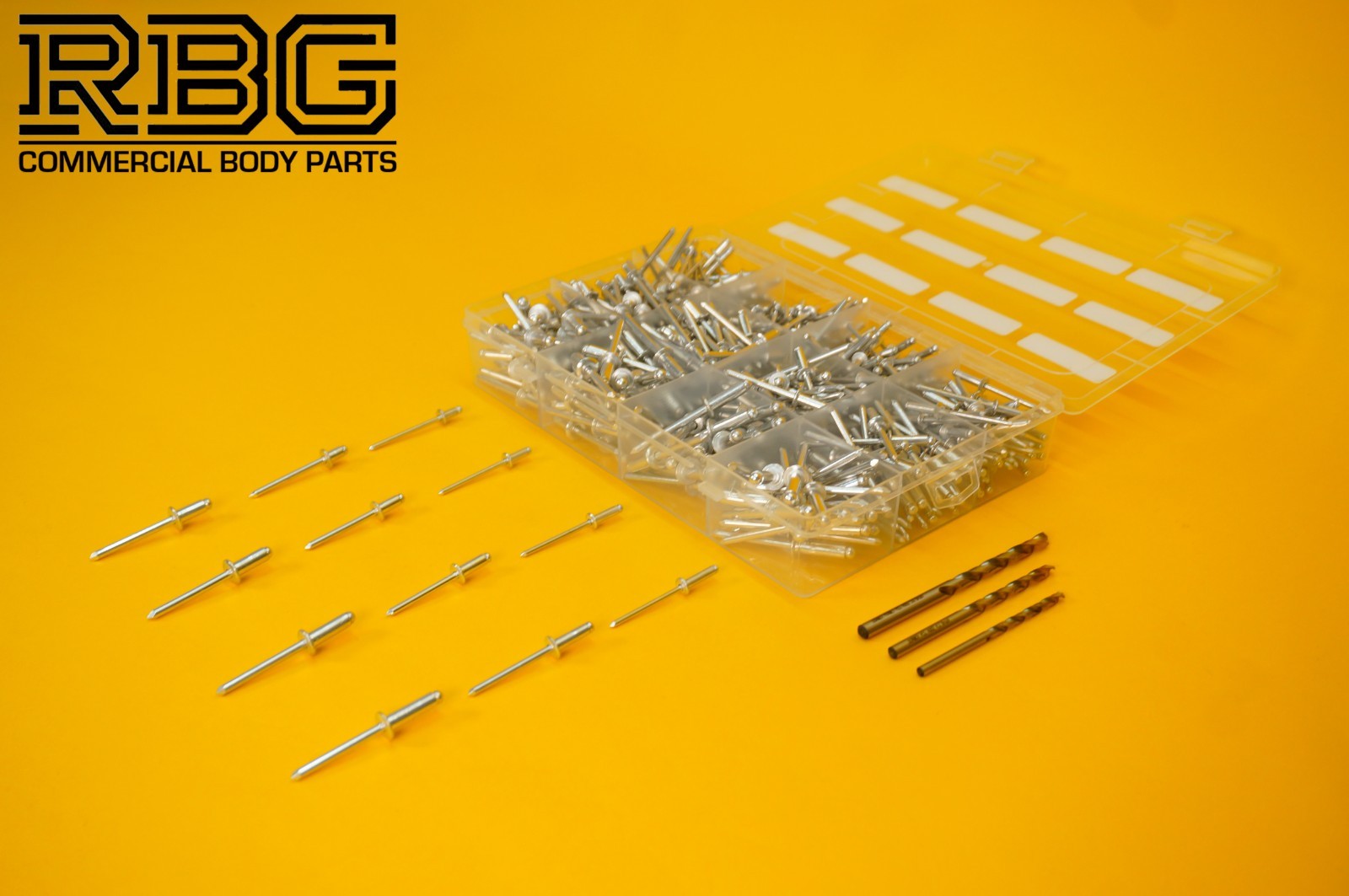 Blind Pop Rivets Assorted Aluminium Head/Shank 12 Sizes + FREE DORMER DRILL BITS