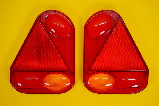Replacement Light Lens PAIR LEFT & RIGHT for Radex 2900 Rear Combination Lamp