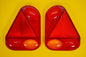 Replacement Light Lens PAIR LEFT & RIGHT for Radex 2900 Rear Combination Lamp