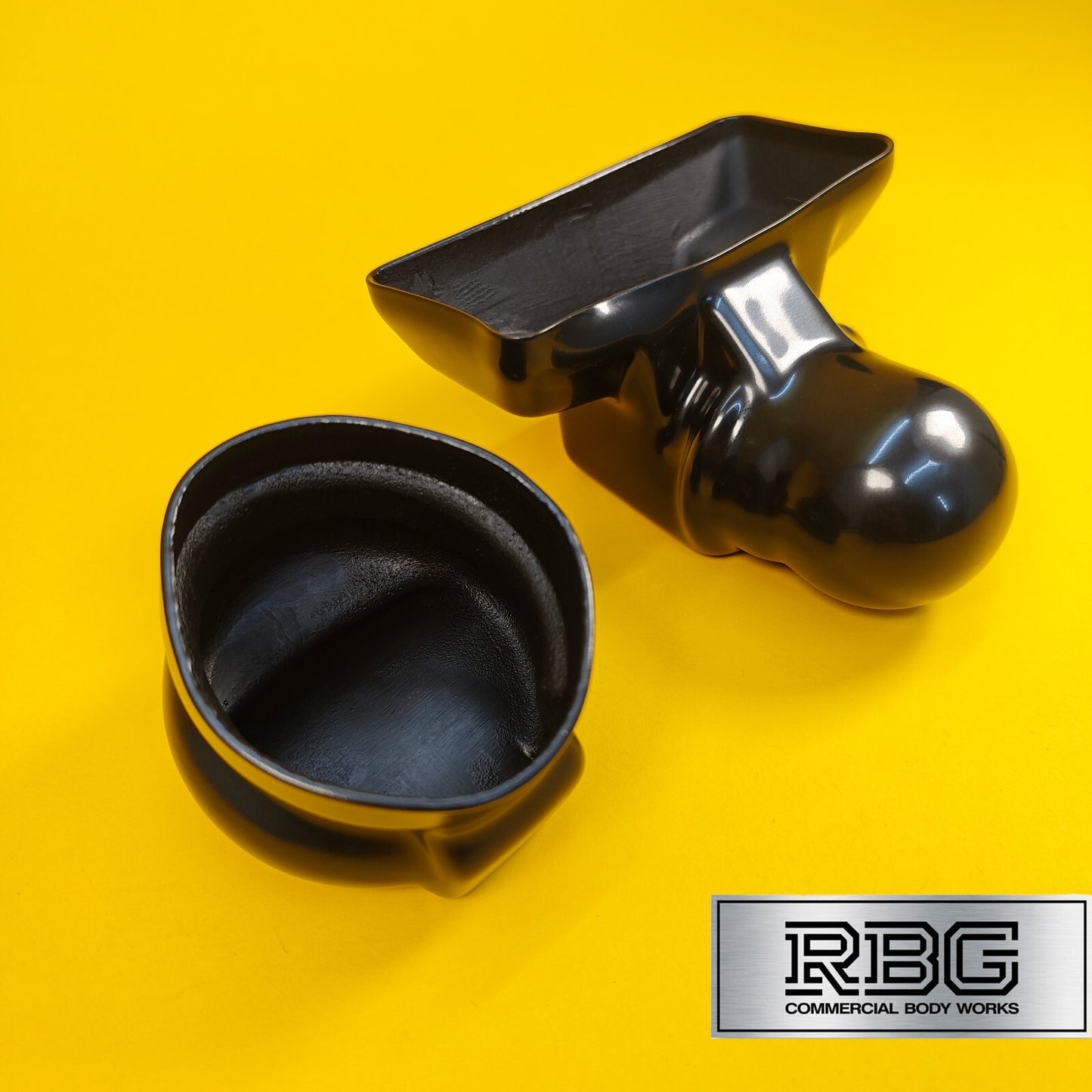 TowBall + Socket Cover Black PVC For 50mm Flange Towballs & 7 or 13 Pin Sockets