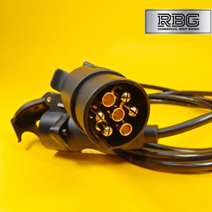 Extension Lead 7 Pin Plug To 7 Pin Flying Socket 3m Towing Cable Trailer 12V