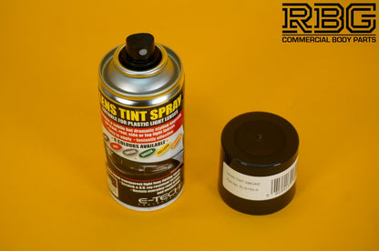 Lens Tint Spray SMOKE BLACK Light E-TECH 150ML Aerosol Glass Plastic Headlamp