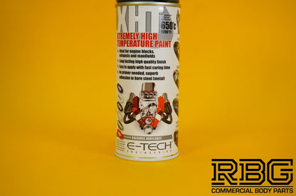 Extremely High Temperature Paint GRAPHITE 400ml E-TECH XHT Car Engine Exhaust
