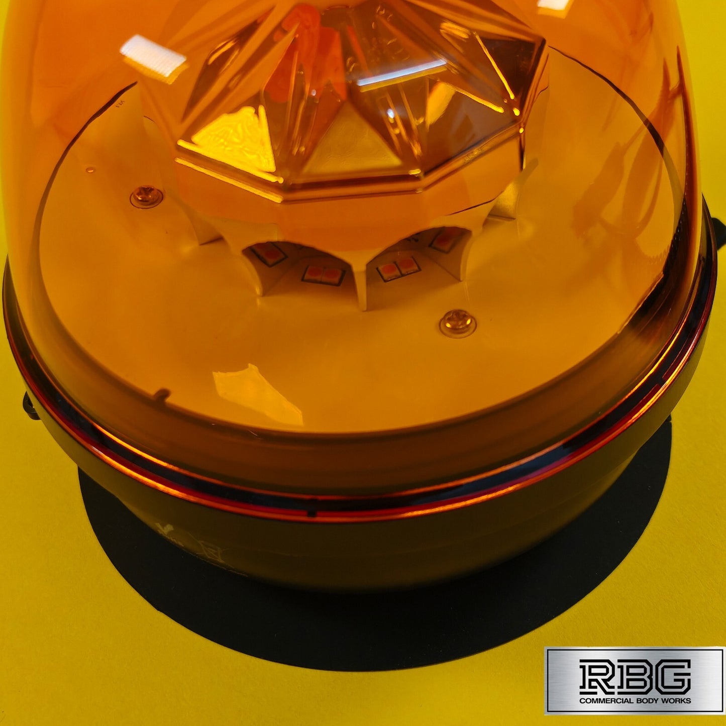 Wireless Warning Beacon Light Amber Rechargeable 12/24V LED Flashing IP67 UK