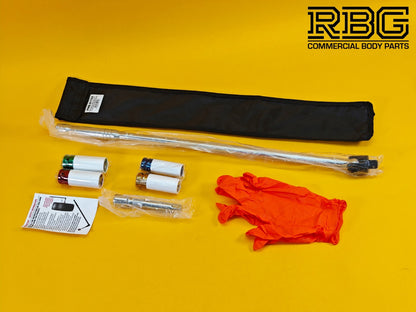 Vehicle Wheel Brace Kit 17,19,21,22mm Pro Sleeved Socket Protective Gloves UK