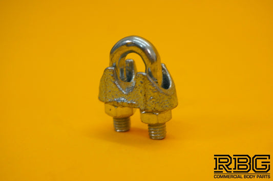 Wire Rope Grip 6mm Steel Cable Grip Bull Dog Clamp U Bolt Zinc Plated Heavy Duty
