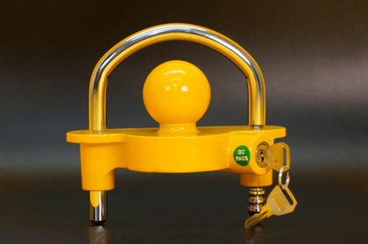 Trailer Hitch Lock 50mm Coupling Universal Security Coupler Tow Ball Heavy Duty
