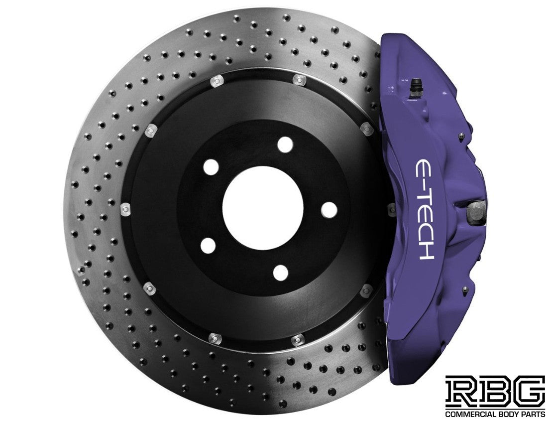 Brake Caliper Paint Kit VIOLET Paint + Cleaner + Brush E-TECH For Car Vehicle UK