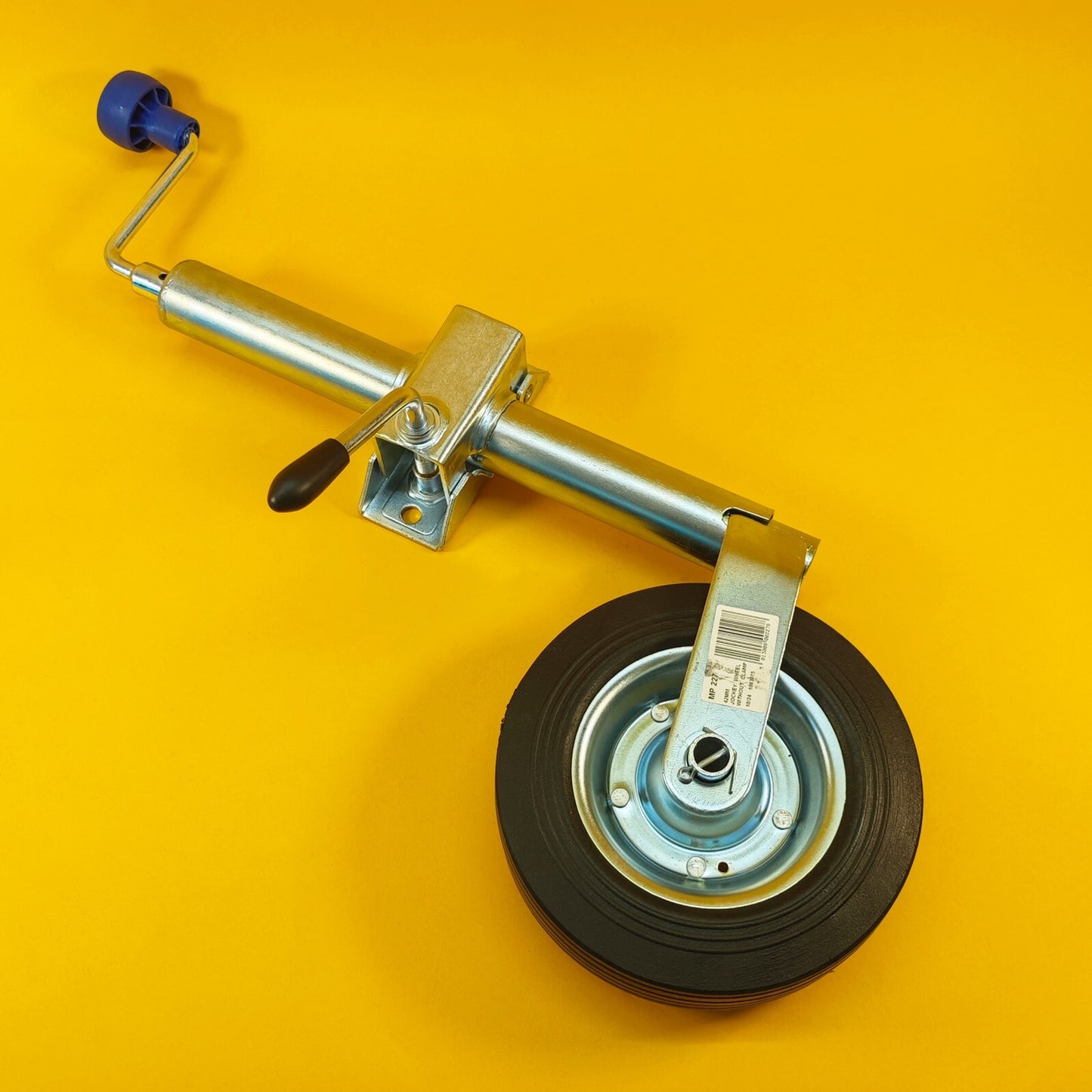42mm Jockey Wheel + Clamp For Trailer / Caravan 100Kg Standard Duty 480-750mm UK