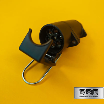 12N 7 Pin Flying Socket Plastic Towing Electrics Socket for Trailers Caravans