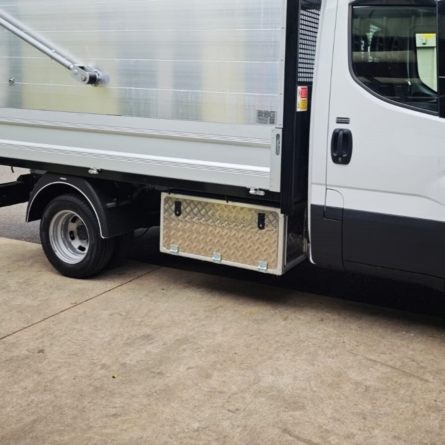 Mercedes Benz Sprinter Toolbox Storage Box Large Lockable Aluminium FREE POSTAGE