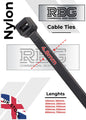HIGH QUALITY CABLE TIES. Black-Various Width/Length for any Type of Application