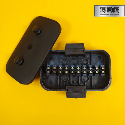 10 Way Junction Box Electrical Wiring Block Towing for Trailer Caravan Truck UK