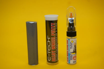Clear Coat Lacquer Touch-Up Stick + Allow Wheel Repair Putty Filler 10cm Tube