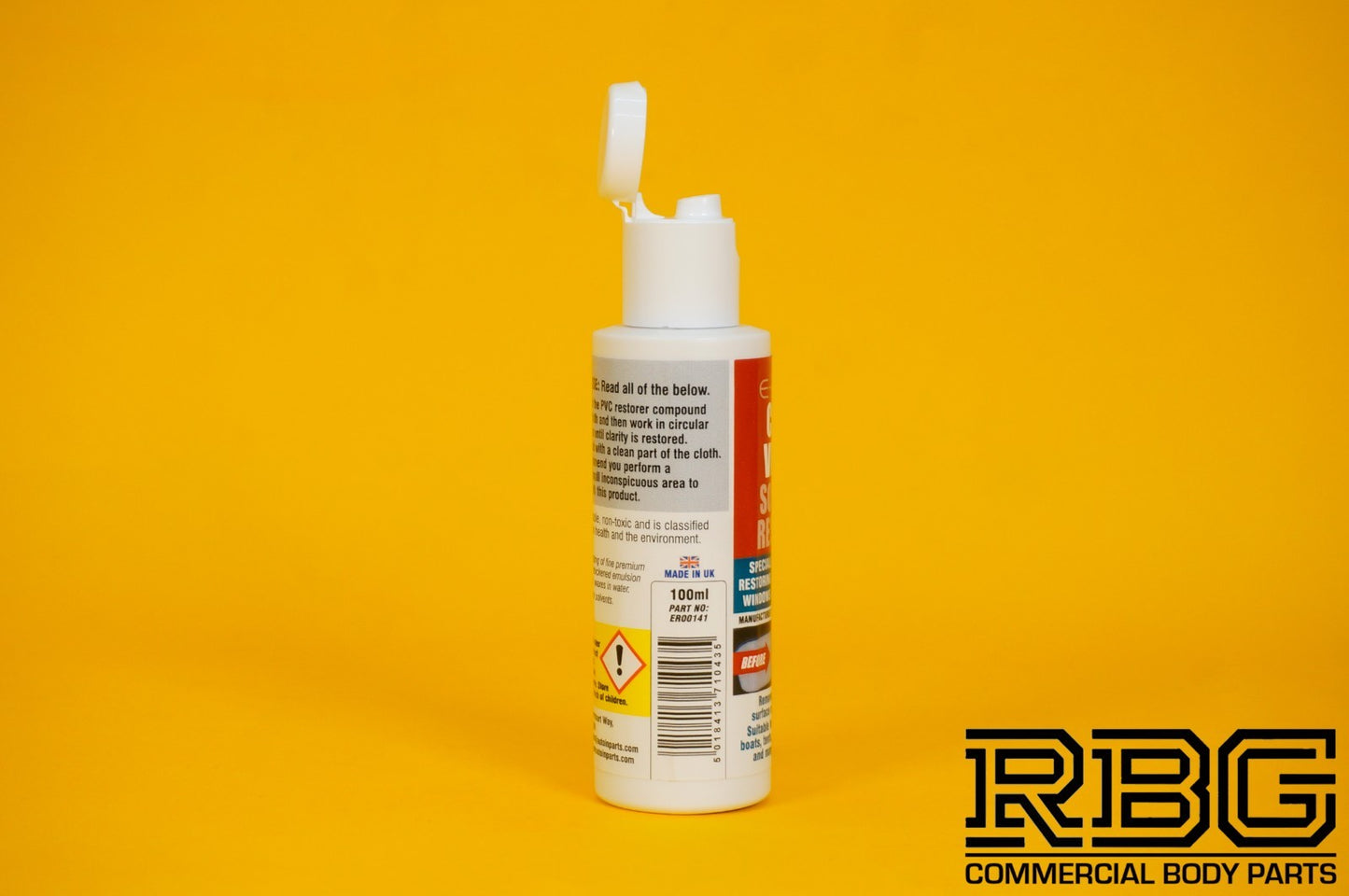 Clear Vision Soft PVC Restorer E-TECH Plastic Windows & Surface Cleaner Polish