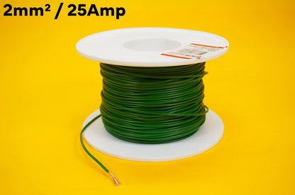 2mm Single Core Cable 25Amp Auto Cable 12v 24v Thin Wall Car Wire 12 COLOUR