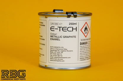 GRAPHITE Engine Enamel Paint Gloss E-TECH 250ml Heat Resistant for Car Motorbike
