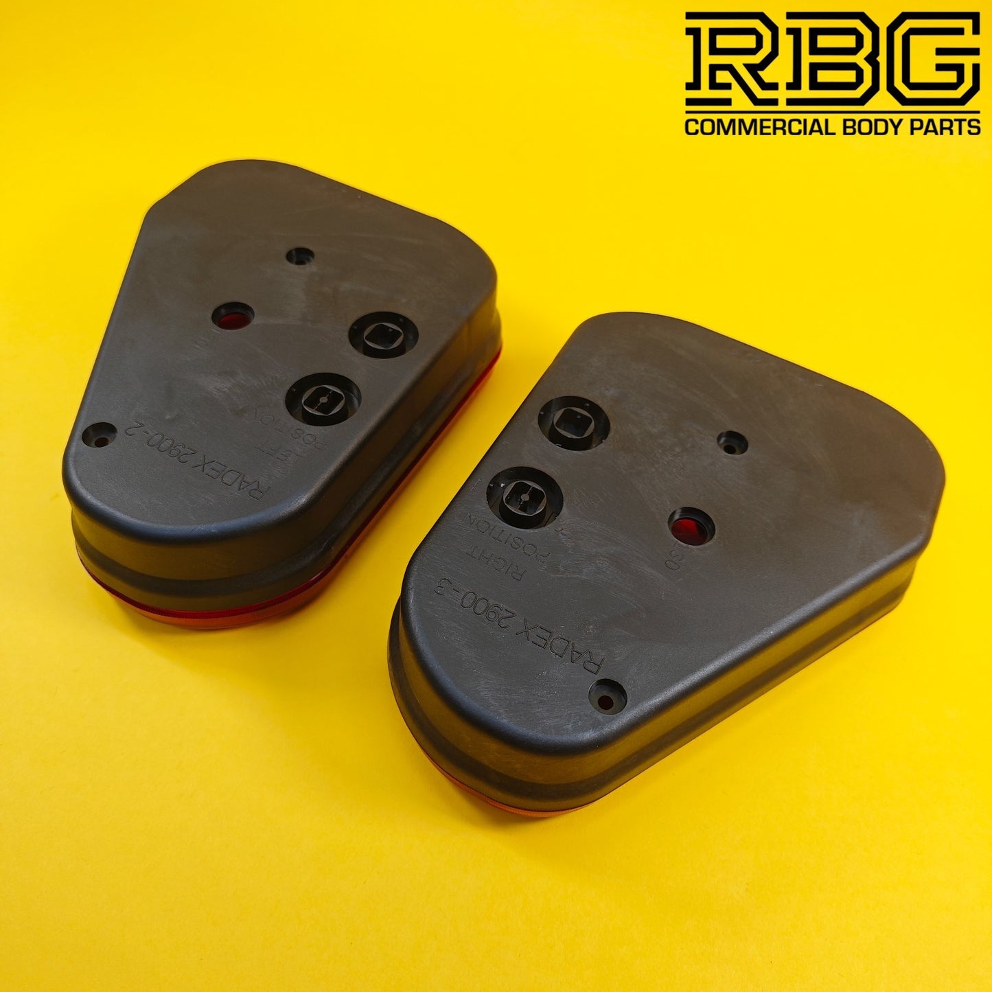 Rear Combination Lamp PAIR LEFT & RIGHT Radex Light Trailer Caravan 5 Function