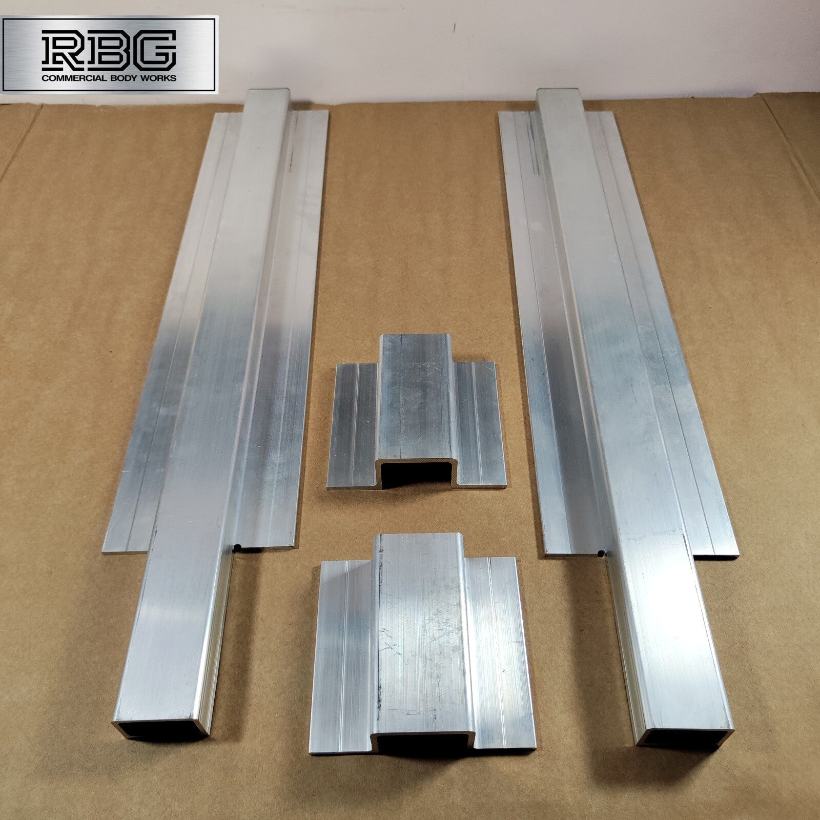 2x  Dropside Centre Pillars Aluminium Trailer Vehicle Truck Tailgate Plank 400mm