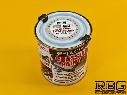 Chassis Paint SILVER ALLOY Brush On Chip Resistant Car Van Trailer 500ML E-TECH
