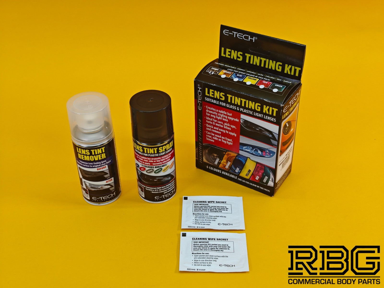 Smoke Black Lens Tinting Kit Spray & Remover For Car Vehicle Glass Lamp E-TECH