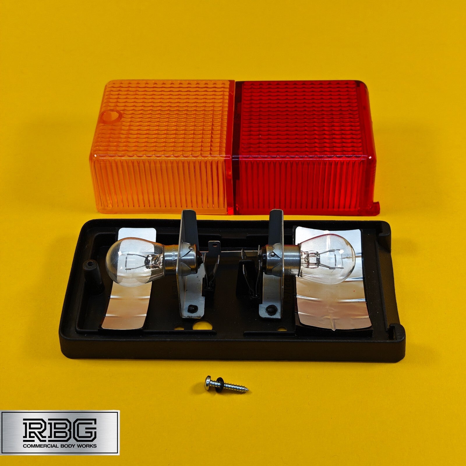 Rear Rectangular Combination Light 4 Function Bulb Lamp for Trailer Caravan 12V